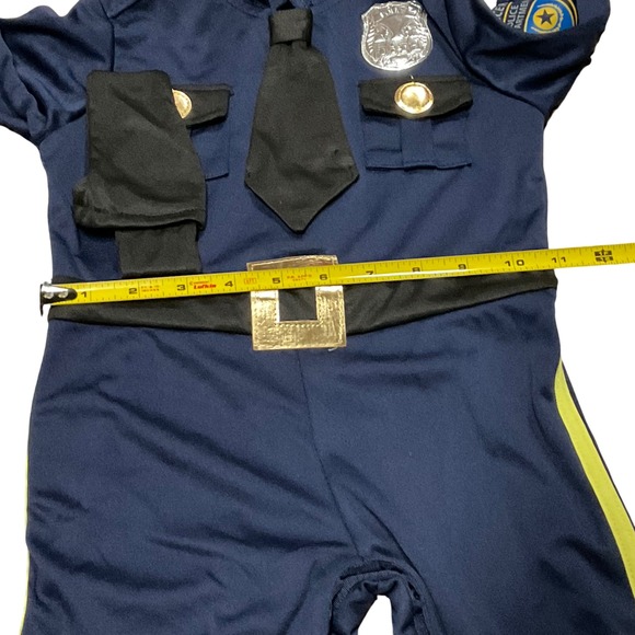 Police Officer toddler pretend play ‎ dress up Costume 18 24 M Policeman outfit - Picture 9 of 9
